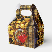 Steampunk Valentine's Day 1B Zelt Gefälligkeitsbox Geschenkschachtel (Vorderseite)