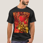 Steampunk-Valentinstag-2-Shirts T-Shirt (Vorderseite)