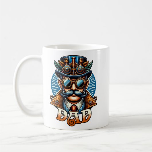Steampunk Vater Kaffeetasse (Links)