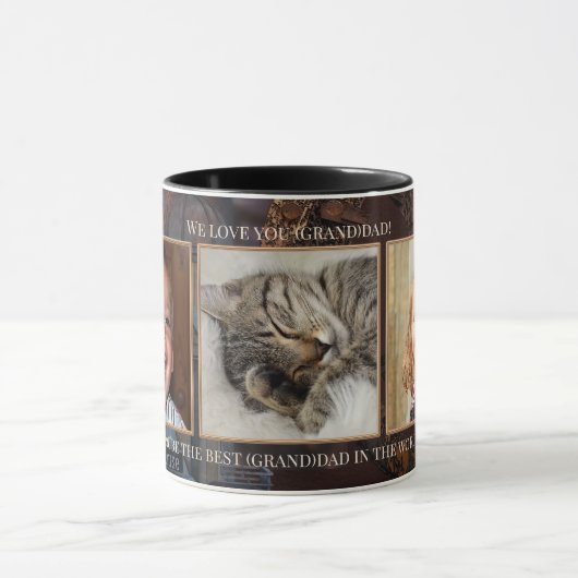 Steampunk Vater oder Granddad Foto Tasse (Zentrum)