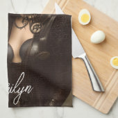 Steampunk verborgen Ihre Augen Original Artwork Geschirrtuch (Viertel Falte)