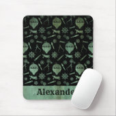 Steampunk Verdigris Bronze Balloons Individuelle N Mousepad (Mit Mouse)