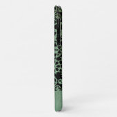 Steampunk Verdigris Bronze Gears Individuelle Name Case-Mate iPhone Hülle (Hinten/Links)