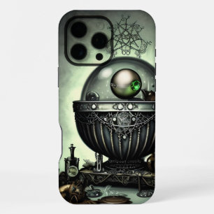 Steampunk-Verzierte Kauldron- und Magiegegenstände iPhone 16 Pro Max Hülle