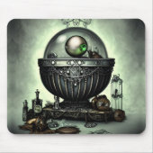 Steampunk-Verzierte Kauldron- und Magiegegenstände Mousepad (Vorne)