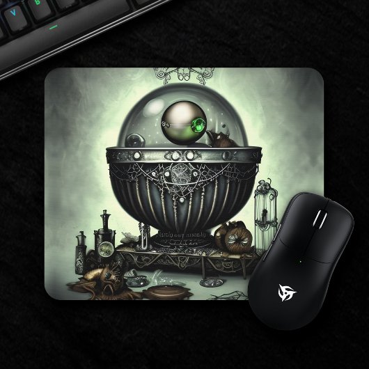 Steampunk-Verzierte Kauldron- und Magiegegenstände Mousepad