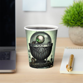 Steampunk-Verzierte Kauldron- und Magiegegenstände Pappbecher