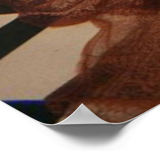 Steampunk Victorian Fantasy Art Masquerade  Poster (Ecke)