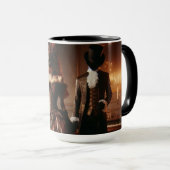 Steampunk Victorian Fantasy Art Masquerade Tasse (VorderseiteRechts)