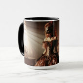 Steampunk Victorian Fantasy Art Masquerade Tasse (Vorderseite Links)