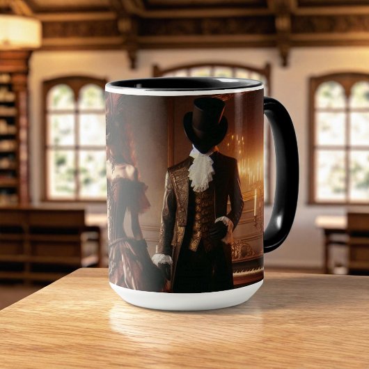 Steampunk Victorian Fantasy Art Masquerade  Tasse