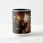 Steampunk Victorian Fantasy Art Masquerade Tasse (Zentrum)