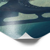 Steampunk Victorian Fantasy Winter Messenger Fotodruck (Ecke)