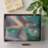 Steampunk Victorian Futuristic Green Dancer Seidenpapier (Geschenk)