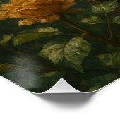 Steampunk Victorian Gardener Art Poster (Ecke)