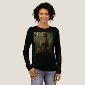 Steampunk Victorian Gardener Art Tri-Blend Shirt (Volle Vorderseite)
