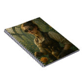 Steampunk-Victorian-Gärtner-Kunst Notizblock (Rechte Seite)