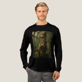 Steampunk-Victorian-Gärtner-Kunst Tri-Blend Shirt (Volle Vorderseite)