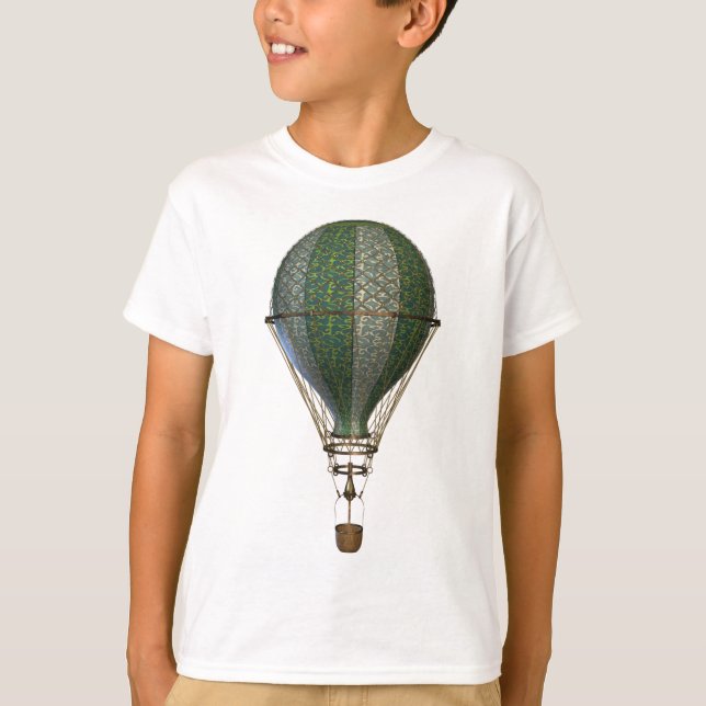 Steampunk Viktorianisch Balloon T-Shirt (Vorderseite)