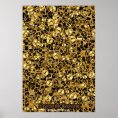 Steampunk Viktorianisch Brass Cogs & Gears Art Pos Poster (Vorne)