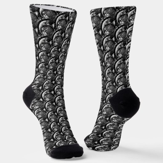 Steampunk Viktorianisch Cat Socken (Gewinkelt)