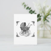 Steampunk Viktorianisch Cthulhu baby Postkarte (Stehend Vorderseite)