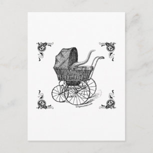 Steampunk Viktorianisch Cthulhu baby Postkarte