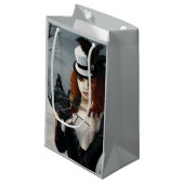 Steampunk Viktorianisch Dragonfly Kleine Geschenktüte (Vorderseite Schrägansicht)