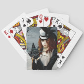 Steampunk Viktorianisch Dragonfly Spielkarten (Rückseite)