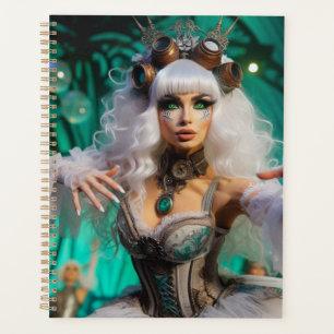 Steampunk Viktorianisch Futuristic Green Dancer Planer