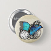 Steampunk Viktorianisch Gears Button (Vorne & Hinten)