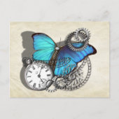 Steampunk Viktorianisch Gears Postkarte (Vorderseite)