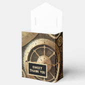 Steampunk Viktorianisch Gearwork Wedding danke Geschenkschachtel (Geöffnet)