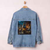 Steampunk Viktorianisch Gothic Scientists Labrador Jeansjacke (Hangar)