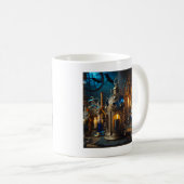 Steampunk Viktorianisch Gothic Scientists Labrador Kaffeetasse (VorderseiteRechts)