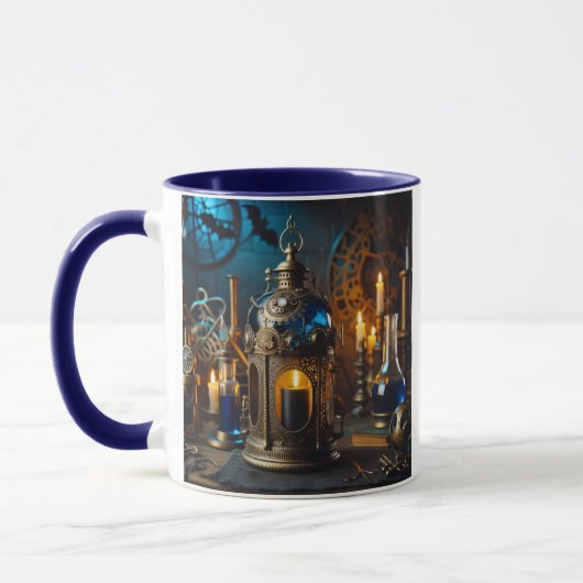 Steampunk Viktorianisch Gothic Scientists Labrador Tasse (Links)
