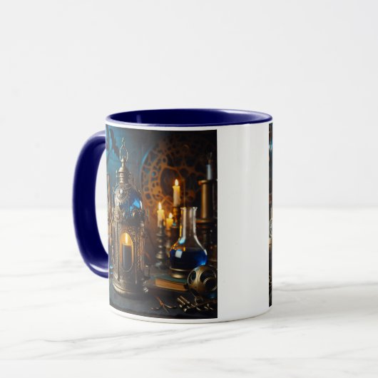 Steampunk Viktorianisch Gothic Scientists Labrador Tasse (Vorderseite Links)