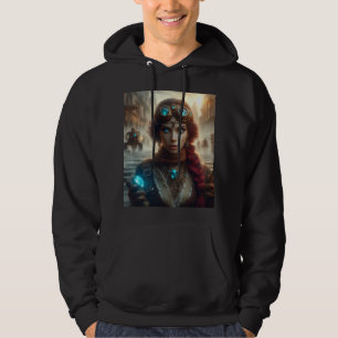 Steampunk Viktorianisch Industrial Lady Adventures Hoodie