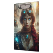 Steampunk Viktorianisch Industrial Lady Adventures Klemmbrett (Links)