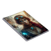 Steampunk Viktorianisch Industrial Lady Adventures Notizblock (Rechte Seite)