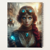 Steampunk Viktorianisch Industrial Lady Adventures Planer (Rückseite)