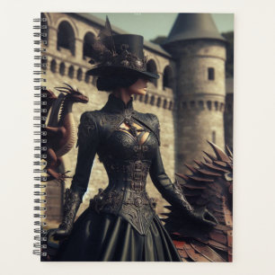 Steampunk Viktorianisch Industrial Lady Dragon Rid Planer