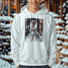 Steampunk Viktorianisch Industrial Winter Ice Quee Hoodie