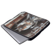 Steampunk Viktorianisch Industrial Winter Ice Quee Laptopschutzhülle (Vorne Knopf)