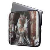 Steampunk Viktorianisch Industrial Winter Ice Quee Laptopschutzhülle (Vorderseite Links)