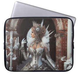 Steampunk Viktorianisch Industrial Winter Ice Quee Laptopschutzhülle