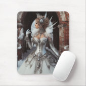 Steampunk Viktorianisch Industrial Winter Ice Quee Mousepad (Mit Mouse)