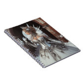 Steampunk Viktorianisch Industrial Winter Ice Quee Notizblock (Rechte Seite)