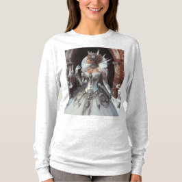 Steampunk Viktorianisch Industrial Winter Ice Quee T-Shirt