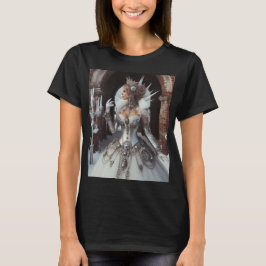 Steampunk Viktorianisch Industrial Winter Ice Quee T-Shirt